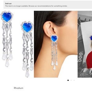 swarovski nyc dangle earrings